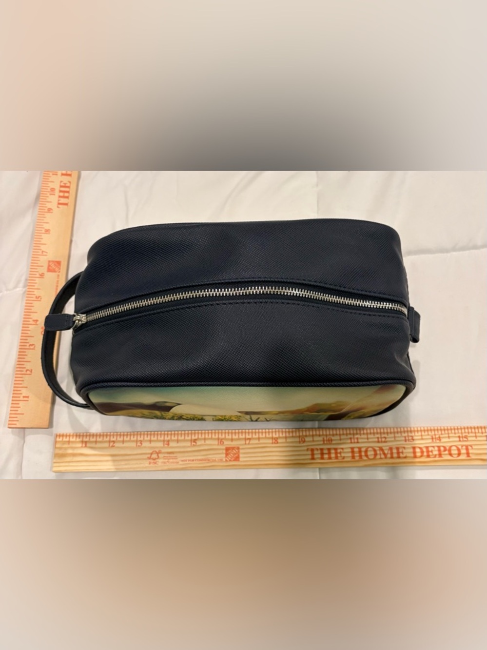 T Harris Navy Golf Print Travel Dopp Kit - Picture 4 of 6